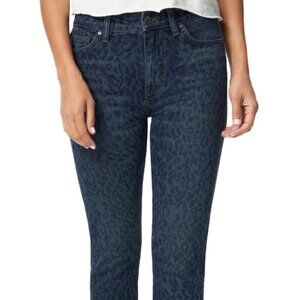 Joe's Jeans-The Milla Slim Straight Blue Cheetah Jeans (NIP)